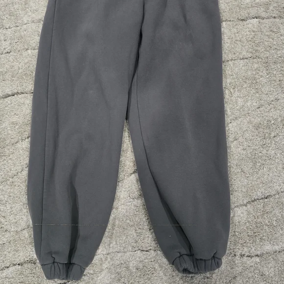 Comfort Cloud Oversized Wolf Gray Sweatpants And Zip Up Hoodie Men Women - Picture 6 of 9